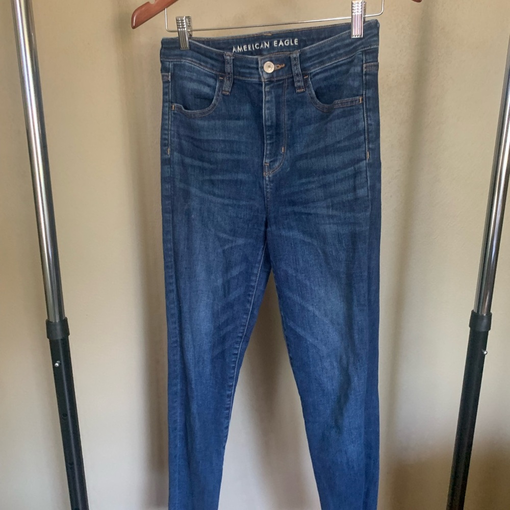 American Eagle Super High Rise Jegging Crop